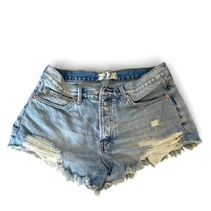 We The Free Denim Distressed Women Cut Off Bohemian Music Festival Shorts 27
